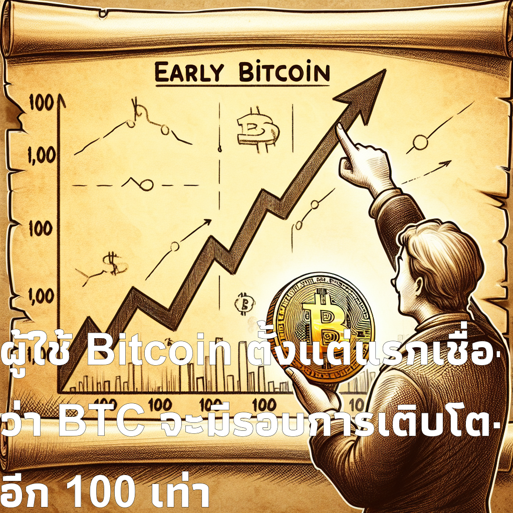 ผู้ใช้ Bitcoin ตั้งแต่แรกเชื่อว่า BTC จะมีรอบการเติบโตอีก 100 เท่า
