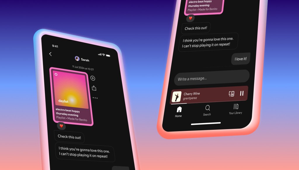 Spotify เปิดตัวฟีเจอร์ข้อความใหม่เพื่อเพิ่มความเป็นสังคม
