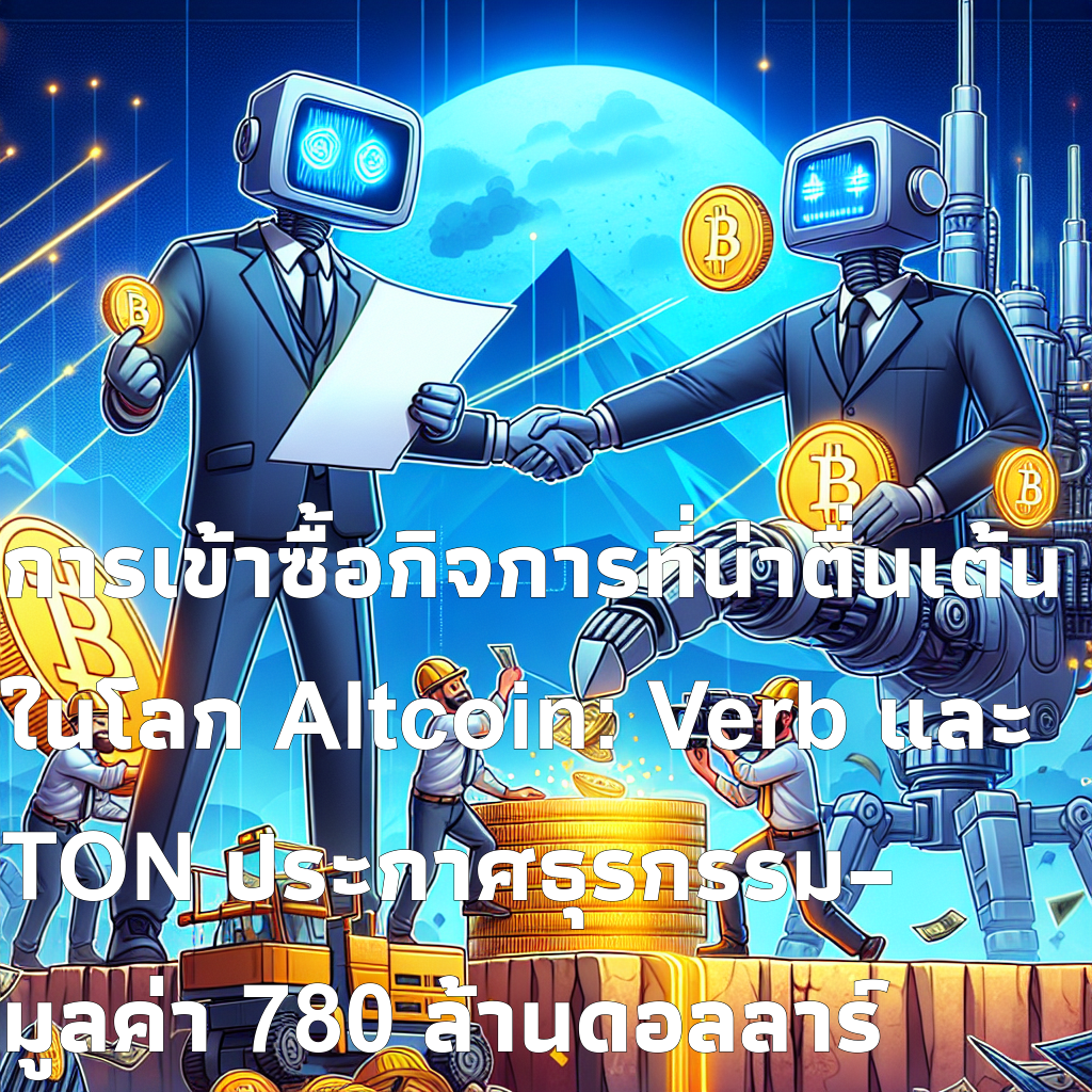 การเข้าซื้อกิจการที่น่าตื่นเต้นในโลก Altcoin: Verb และ TON ประกาศธุรกรรมมูลค่า 780 ล้านดอลลาร์