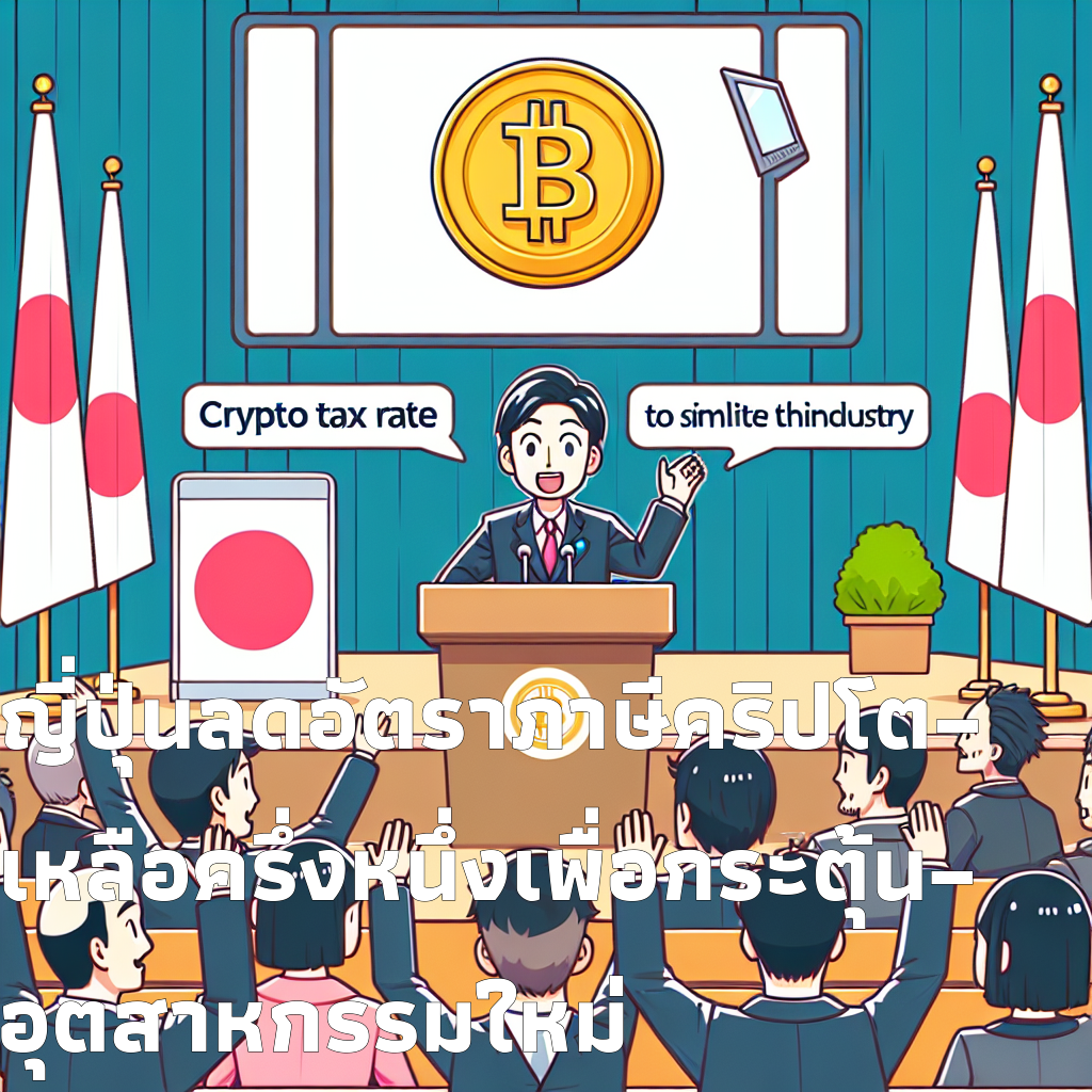 ญี่ปุ่นลดอัตราภาษีคริปโตเหลือครึ่งหนึ่งเพื่อกระตุ้นอุตสาหกรรมใหม่