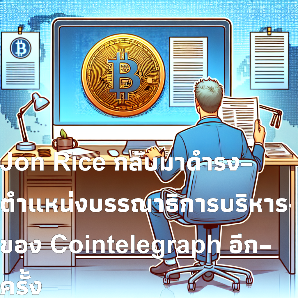 Jon Rice กลับมาดำรงตำแหน่งบรรณาธิการบริหารของ Cointelegraph อีกครั้ง