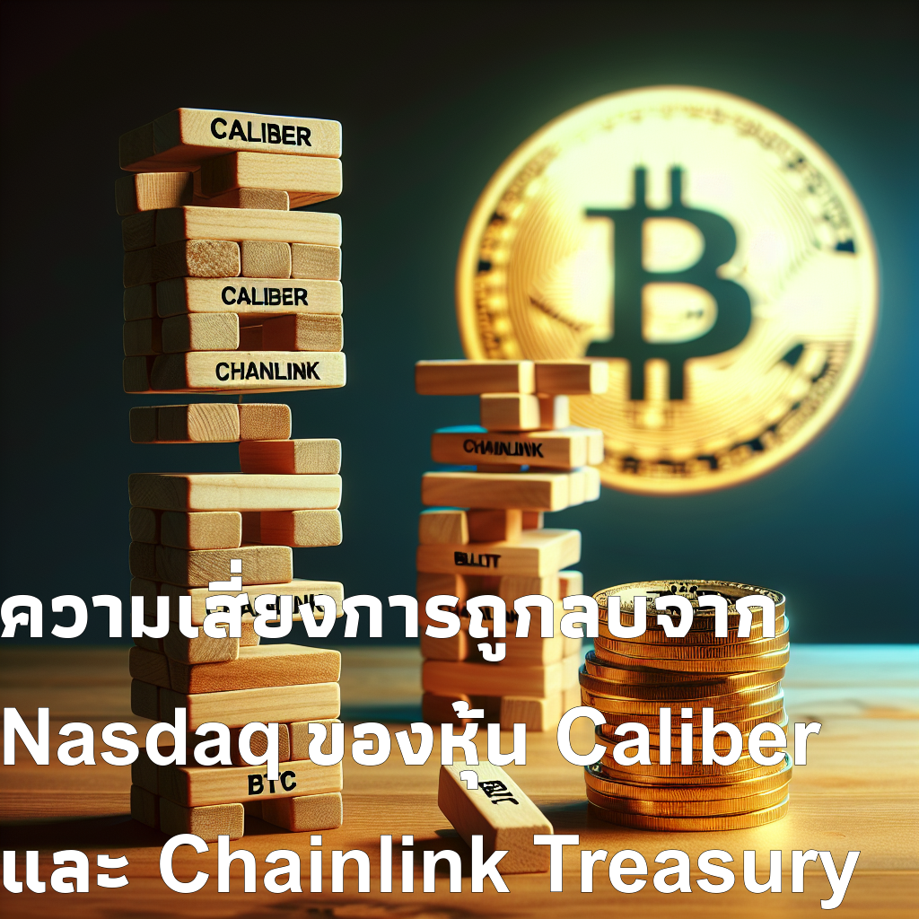 ความเสี่ยงการถูกลบจาก Nasdaq ของหุ้น Caliber และ Chainlink Treasury