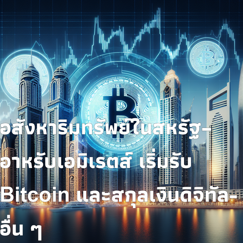 อสังหาริมทรัพย์ในสหรัฐอาหรับเอมิเรตส์ เริ่มรับ Bitcoin และสกุลเงินดิจิทัลอื่น ๆ