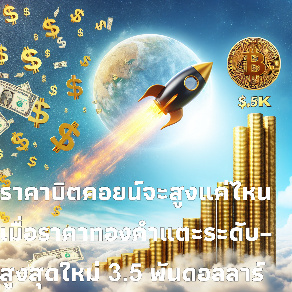 ราคาบิตคอยน์จะสูงแค่ไหน เมื่อราคาทองคำแตะระดับสูงสุดใหม่ 3.5 พันดอลลาร์