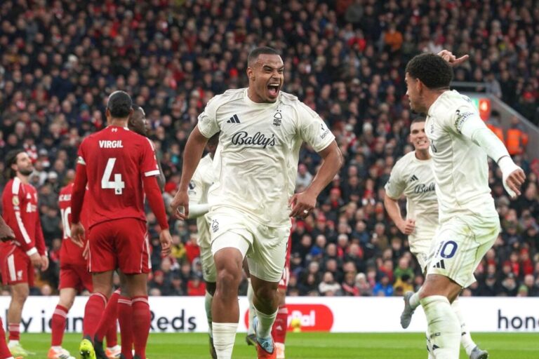 ลิเวอร์พูล 0-3 น็อตติงแฮม ฟอเรสต์: สรุปและสถิติการแข่งขัน